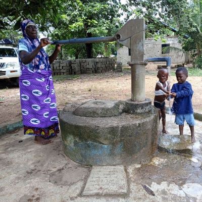 Happy village kids 